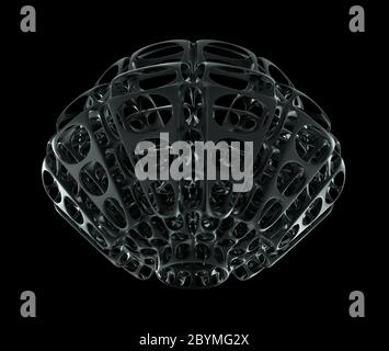 Films de l'élément industriel isolé sur fond noir, Design Concept futuriste Banque D'Images