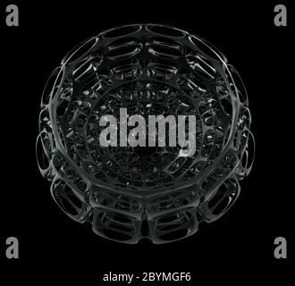 Films de l'élément industriel isolé sur fond noir, Design Concept futuriste Banque D'Images