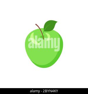 Illustration du vecteur isométrique Red Apple. Plat 3d mûr fruit pour manger sain et dieting concept. Illustration de Vecteur