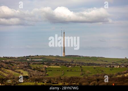 Station de transmission Emley Moor Banque D'Images