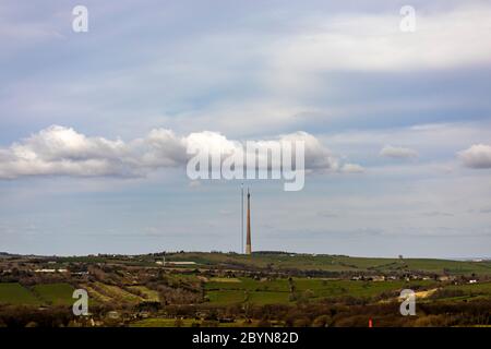 Station de transmission Emley Moor Banque D'Images