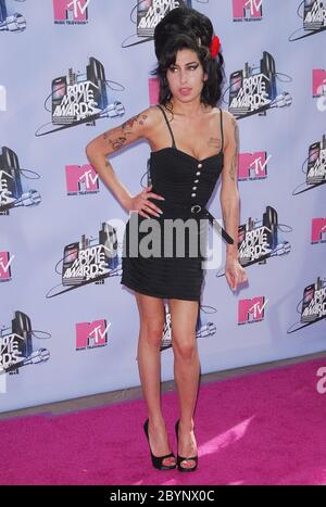 Amy Winehouse aux MTV Movie Awards 2007 - arrivées à l'amphithéâtre Gibson, Universal Studios Hollywood, Universal City, CA. L'événement a eu lieu le dimanche 3 juin 2007. Photo de: SBM / PictureLux - référence du fichier # 34006-6684SBMPLX Banque D'Images