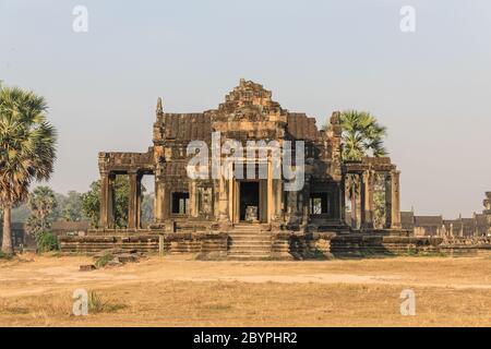 Complexe du temple d'Angkor Wat, Siem Reap, Cambodge, Asie Banque D'Images