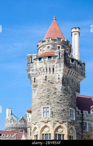 Casa Loma Toronto Banque D'Images