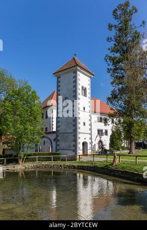 Résidence Polhov Gradec, Slovénie Banque D'Images