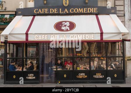 Café de la Comédie, Paris, France Banque D'Images