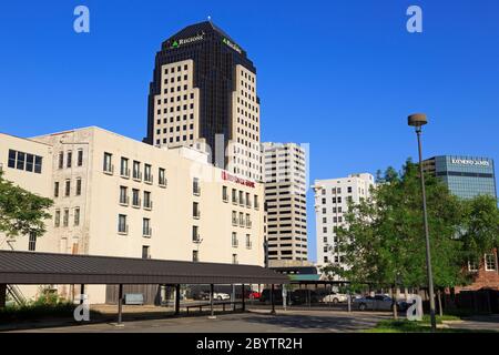 Le centre-ville de Shreveport, Louisiane, Etats-Unis Banque D'Images