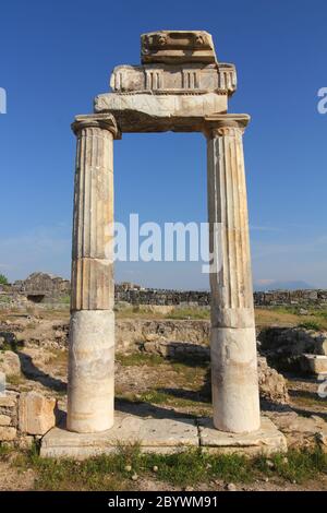 Fragment de l'ancien bâtiment en Turquie Banque D'Images