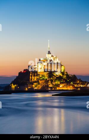 Le Mont Saint Michel, France Banque D'Images