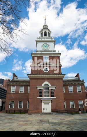 Independence Hall à Philadelphie, États-Unis Banque D'Images