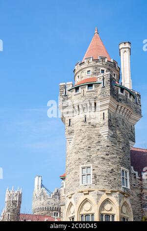 Casa Loma Tower Toronto Banque D'Images