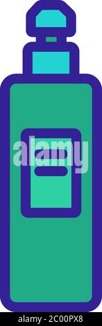 maquillage retirer liquide de soin de la peau icône vectorisation illustration Illustration de Vecteur