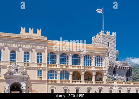 Le Palais du Prince de Monaco, à Monaco-ville Banque D'Images