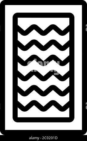 tapis de yoga avec illustration vectorielle icône de masseur Illustration de Vecteur