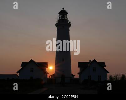 Phare au Danemark Banque D'Images