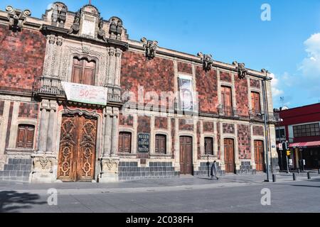 Mexico, Mexique ; avril 26 2020 : musée de mexico, situé dans le centre historique du mexique Banque D'Images