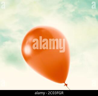 Ballon rouge Banque D'Images