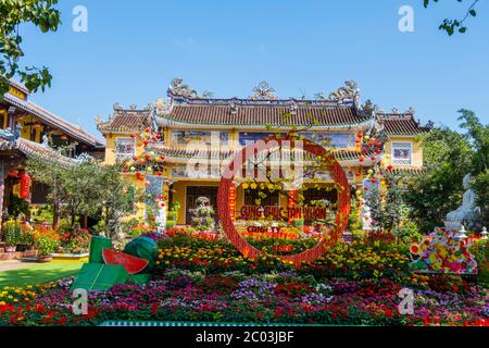 ASPC Hat, temple bouddhiste, vieille ville, Hoi an, Vietnam, Asie Banque D'Images