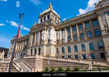 Národní muzeum, Musée national, Prague, République tchèque Banque D'Images