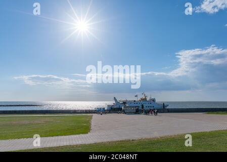 Île de Neuwerk, en mer du Nord, à 8 km du continent près de Cuxhaven, , Etat fédéral de Hambourg, Allemagne du Nord, Europe centrale, patrimoine mondial de l'UNESCO Banque D'Images