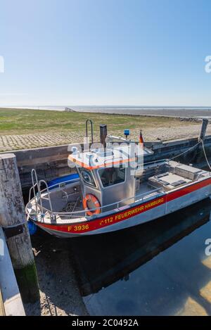 Île de Neuwerk, en mer du Nord, à 8 km du continent près de Cuxhaven, , Etat fédéral de Hambourg, Allemagne du Nord, Europe centrale, patrimoine mondial de l'UNESCO Banque D'Images