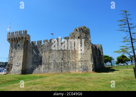 Tour de la forteresse de Kamerlengo à Trogir, Croatie. Banque D'Images