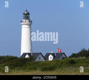 Phare au Danemark Banque D'Images
