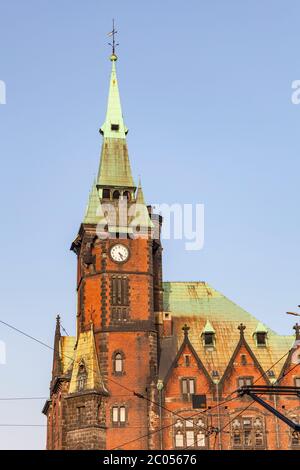 Bibliothèque de l'Université de Wroclaw Banque D'Images