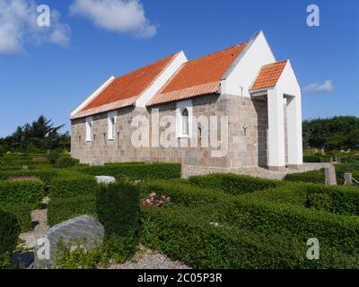 église de hanstolm, danemark Banque D'Images