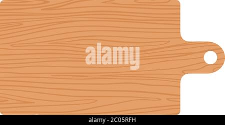 Cuisine en bois, panneau vectoriel plat isolé Illustration de Vecteur