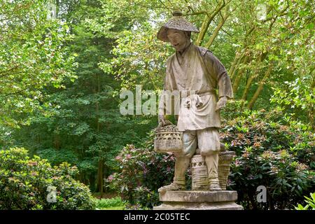 Sculpture, château de Nordkirchen, Allemagne Banque D'Images