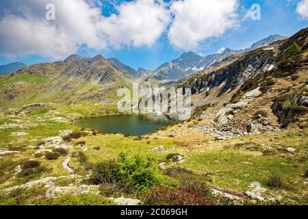 Val Tartano - Valtellina (IT) - Porcile Lakes Banque D'Images