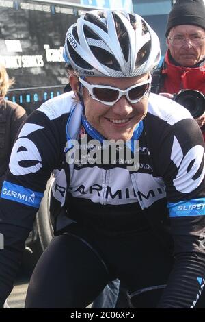 Heinrich Haussler de Garmin-Cervélo pendant la Paris - Nice 2011, étape 1 de la course cycliste, Houdan - Houdan (154,5 km) le 06 mars 2011 à Houdan, France - photo Laurent Lairys / DPPI Banque D'Images