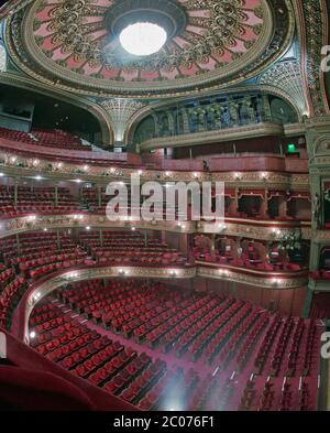 L'intérieur du Grand Theatre, Leeds, West Yorkshire, Nord de l'Angleterre, Royaume-Uni, en 1996 Banque D'Images