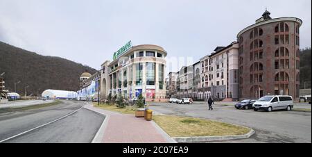 Gorki Gorod Resort en Esto Sadok Banque D'Images