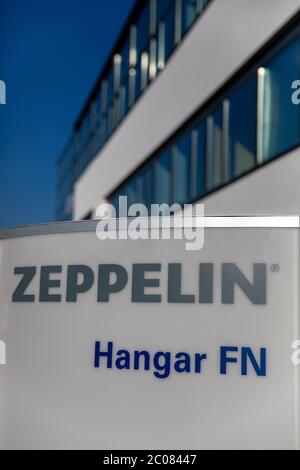 Betrieb eines Zeppelin, Verwaltung und Veräusserung von Rechten in der Region. Friedrichshafen, 23.04.2020 Banque D'Images