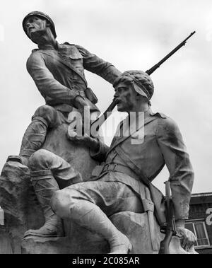 Mémorial de guerre à Hull, Kingston upon Hull, East Riding of Yorkshire, Angleterre, Royaume-Uni Banque D'Images