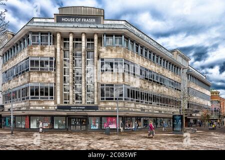 Ancienne Maison de Fraser un grand magasin historique au centre de Hull, Paragon Street, Kingston upon Hull, East Riding of Yorkshire, Angleterre, Royaume-Uni Banque D'Images