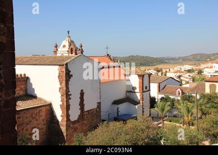 Le château de Silves en Algarve, Portugal Banque D'Images