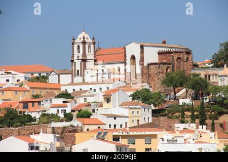 Le château de Silves en Algarve, Portugal Banque D'Images