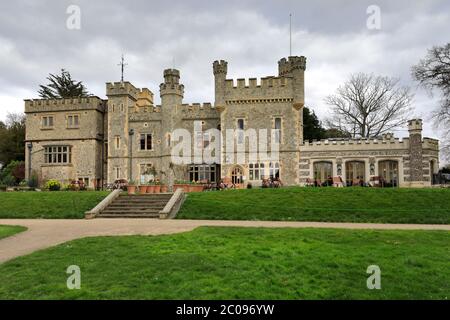 Château et jardins Whitstable, ville de Whitstable, comté de Kent ; Angleterre ; Royaume-Uni Banque D'Images