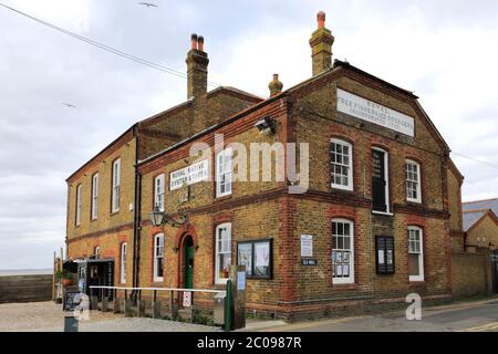 Magasin Royal Native Oyster Stores, Whitstable Harbour, ville de Whitstable, comté de Kent; Angleterre; Royaume-Uni Banque D'Images