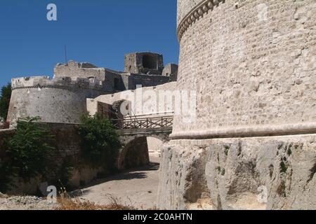 Monte Sant'Angelo, Puglia/Italie - la ville d'Apulia, dans le sud de l'Italie, capitale pendant la domination normande Banque D'Images