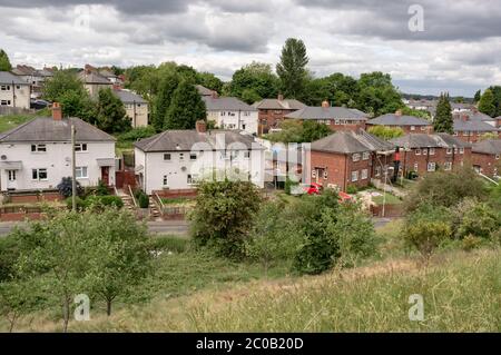 Immobilier de faible valeur, Dudley, West Midlands, Royaume-Uni 2020 Banque D'Images