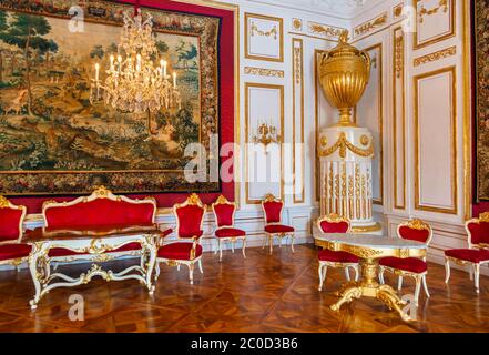 Intérieur de palais à Salzbourg Autriche Banque D'Images