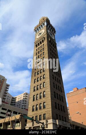 Tour des arts de Bromo Seltzer, Baltimore, Maryland, États-Unis Banque D'Images