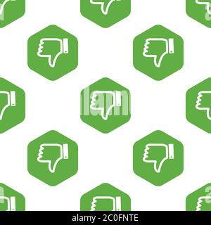 N'aime pas le motif Banque D'Images