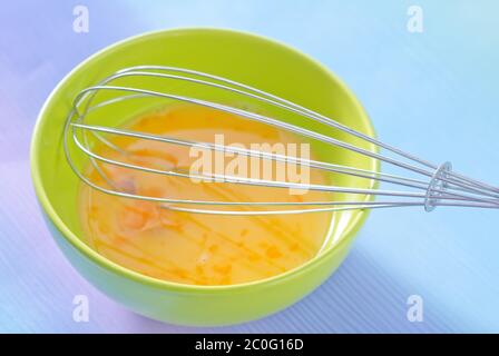 oeufs crus Banque D'Images