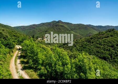 Cévennes Gardoises. Patrimoine mondial de l'UNESCO. Parc national de Cévennes. Gard. Occitanie. France Banque D'Images