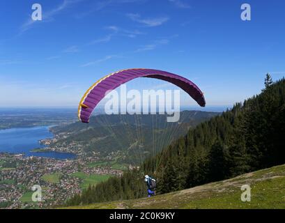 parapente Banque D'Images